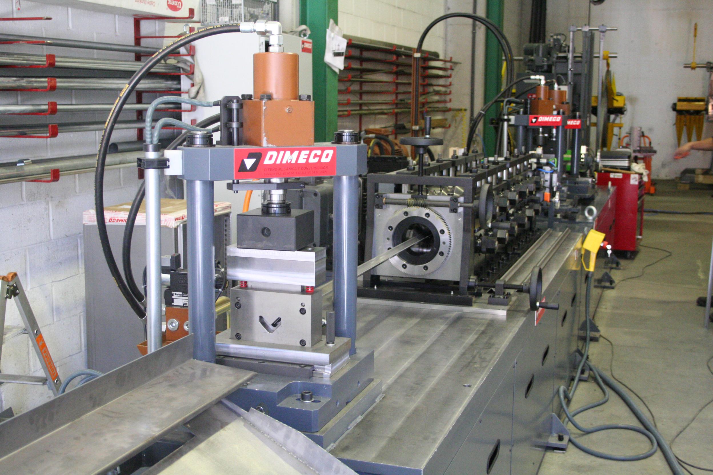 MANUFACTURING LINE FOR DIFFERENT COLD ROLLED PROFILES FOR ASSEMBLY OF SOLAR PANELS STRUCTURES DIMECO